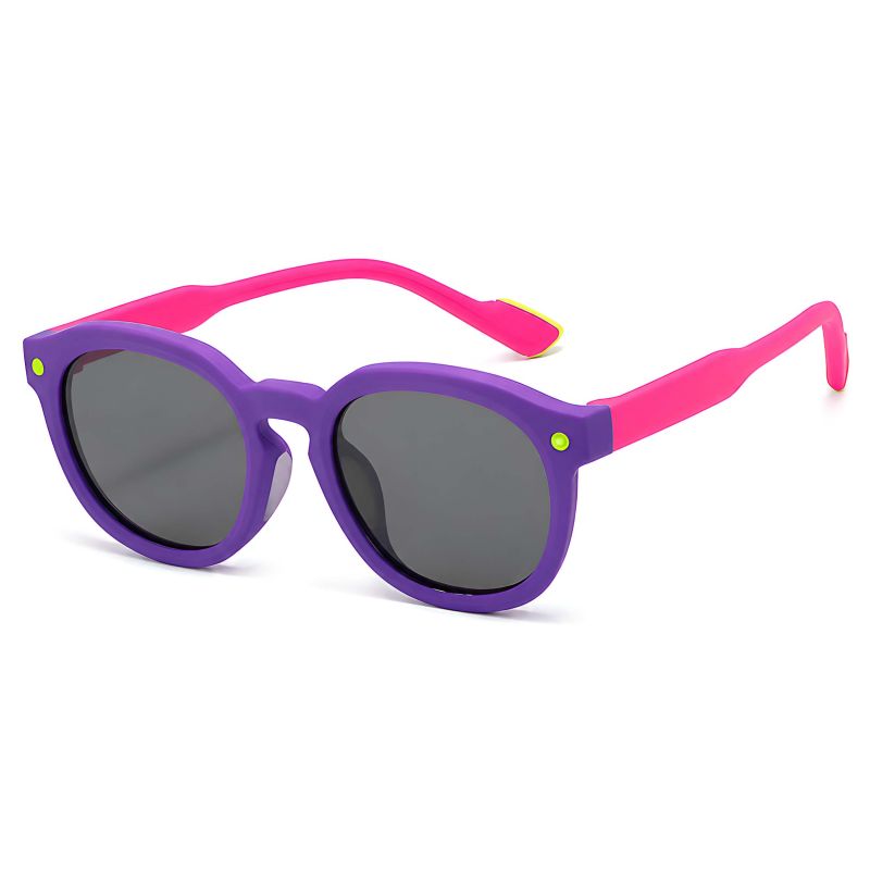Ochelari de Soare pentru Copii cu Protectie UV - Techsuit (616) - Purple / Pink