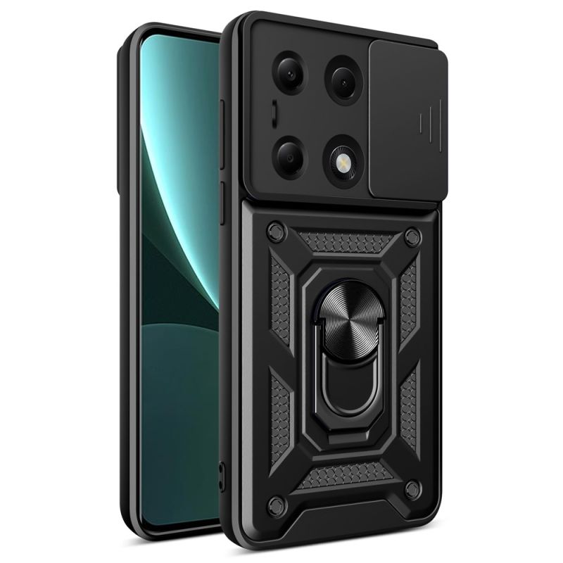 Husa pentru Xiaomi Redmi Note 13 Pro 4G / Poco M6 Pro 4G - Techsuit CamShield Series - Black
