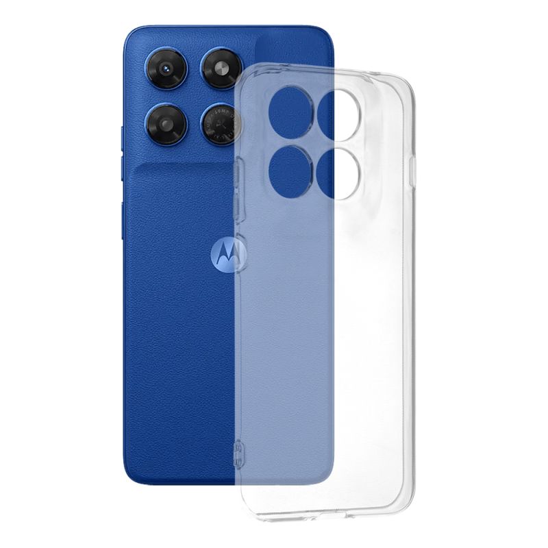 Husa pentru Motorola Moto G37 / G37 Power / G47 - Techsuit Clear Silicone - Transparent