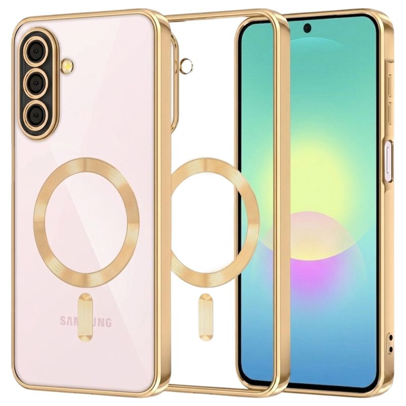 Husa pentru Samsung Galaxy A27 5G - Techsuit Luxury Crystal MagSafe - Gold