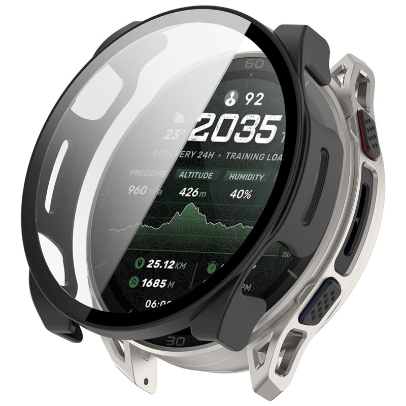 Husa pentru Amazfit Cheetah 2 Ultra + Folie - Techsuit Defense360 Pro - Black