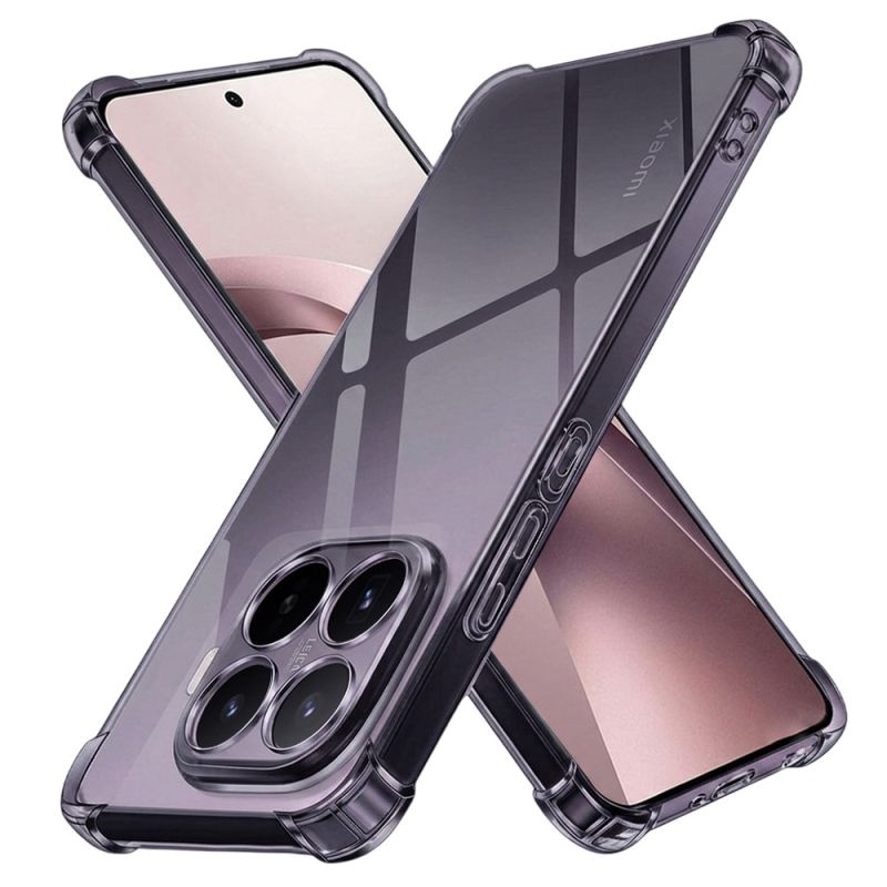 Husa pentru Xiaomi 17T - Techsuit Shockproof Clear Silicone - Smoke Black