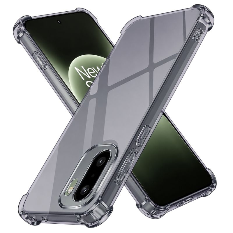 Husa pentru OnePlus 15R - Techsuit Shockproof Clear Silicone - Smoke Black