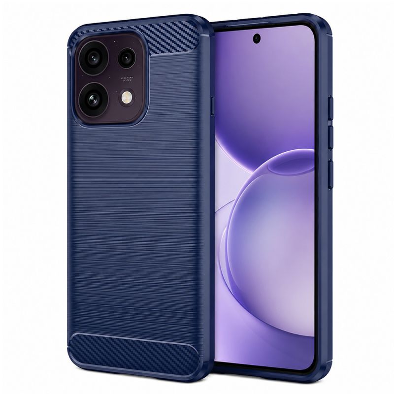 Husa pentru Oppo Reno16 F / Reno16 FS - Techsuit Carbon Silicone - Blue