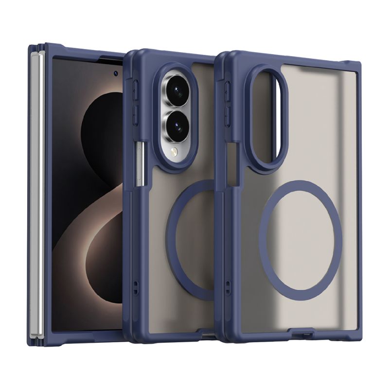 Husa pentru Samsung Galaxy Z Fold8 - Techsuit HaloFrost II MagSafe - Navy Blue