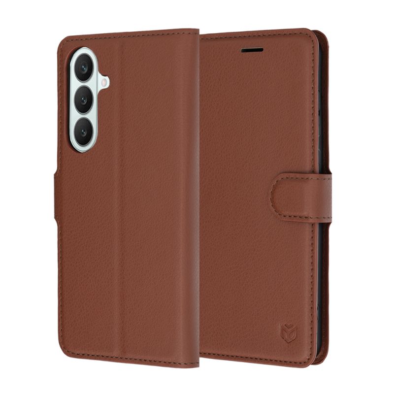 Husa pentru Samsung Galaxy S26 FE / S25 FE - Techsuit Leather Folio - Brown