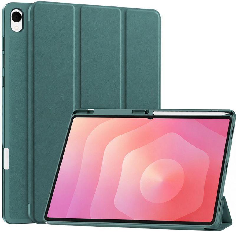 Husa pentru Samsung Galaxy Tab S12 Plus - Techsuit Flex Trifold - Green