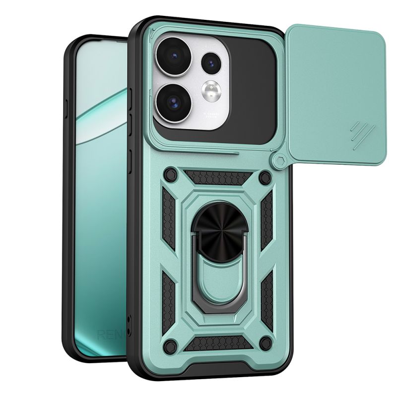 Husa pentru Oppo Reno16 / Reno16 Pro - Techsuit CamShield Series - Green