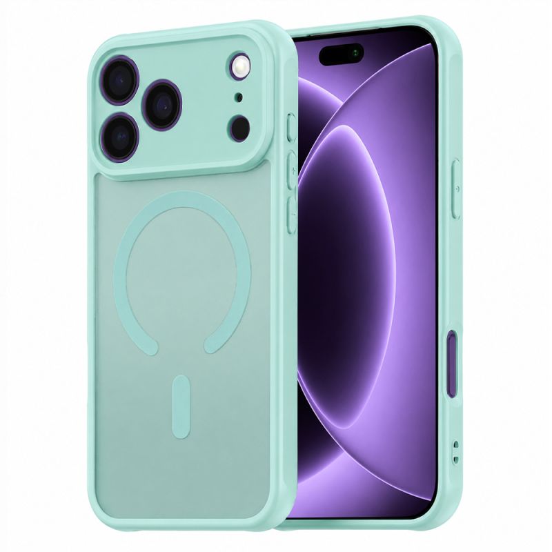 Husa pentru iPhone 18 Pro / iPhone 17 Pro - Techsuit HaloFrost II MagSafe - Mint Green