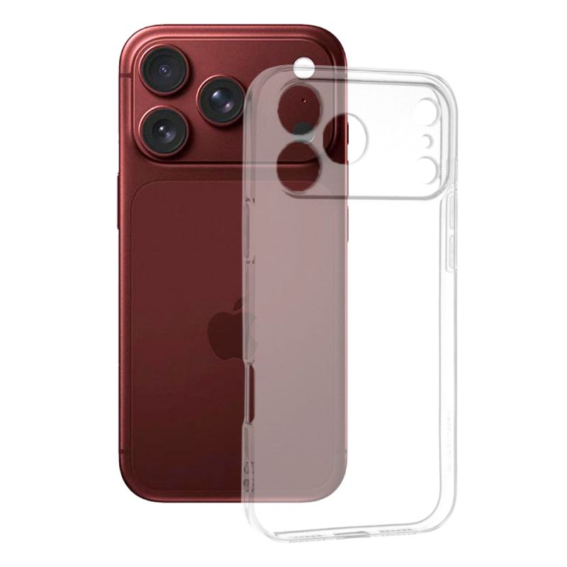 Husa pentru iPhone 18 Pro Max / iPhone 17 Pro Max - Techsuit Clear Silicone - Transparent