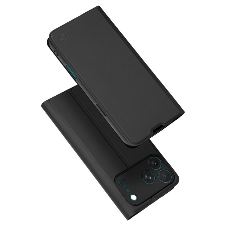 Husa pentru iPhone 18 Pro / iPhone 17 Pro - Techsuit Magskin Book - Black