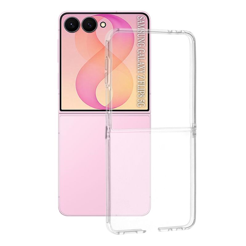 Husa pentru Samsung Galaxy Z Flip8 / Z Flip7 - Techsuit Clear Silicone - Transparent