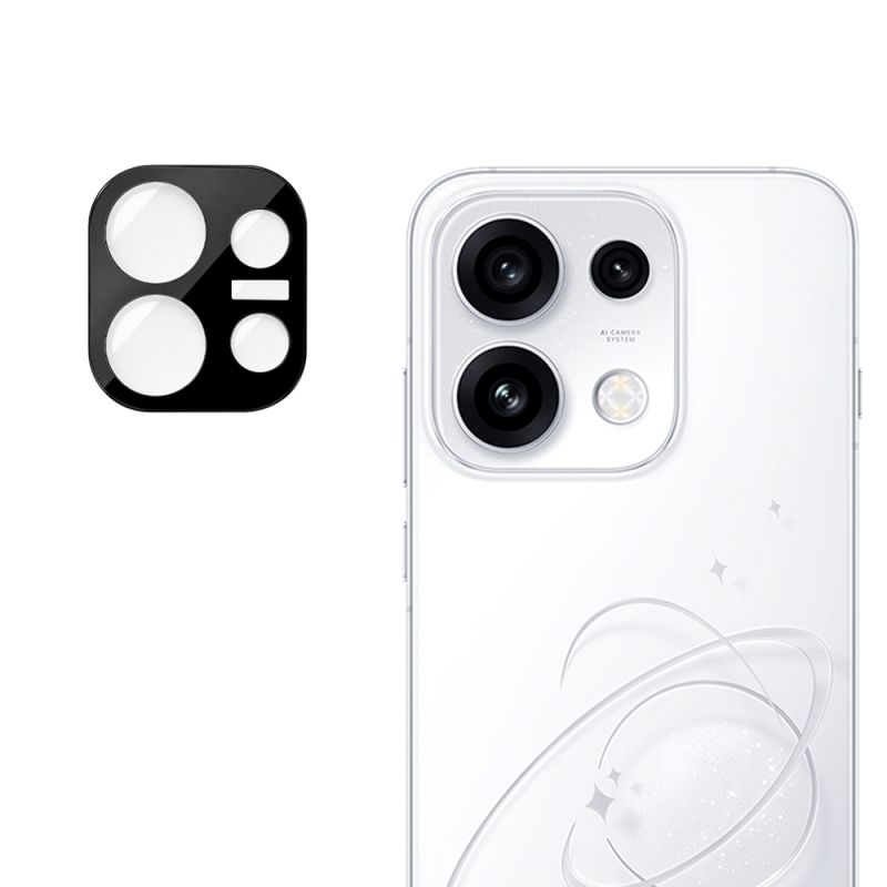 Folie Camera pentru Oppo Reno16 Pro - Techsuit Full Camera Glass - Black
