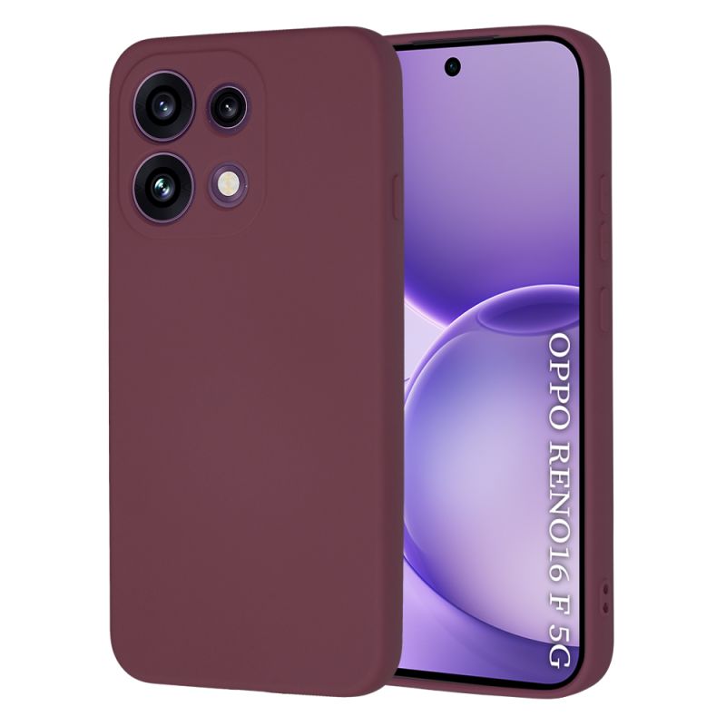 Husa pentru Oppo Reno16 F / Reno16 FS - Techsuit SoftFlex - Plum Red