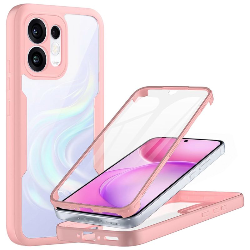 Husa pentru Oppo Reno16 / Reno16 Pro + Folie - Techsuit ColorVerse 360 Series - Pink