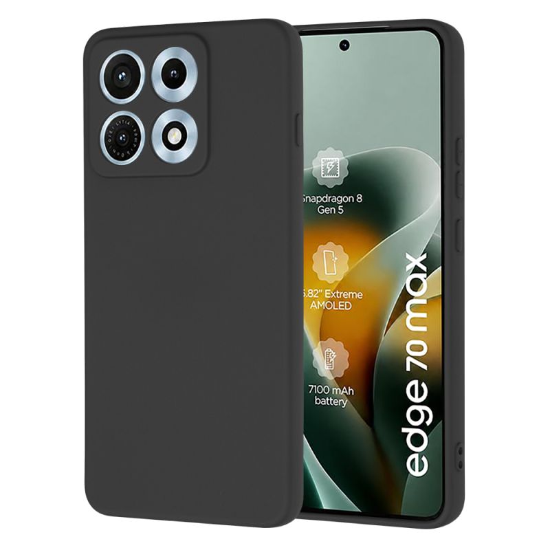 Husa pentru Motorola Edge 70 Max - Techsuit SoftFlex - Black