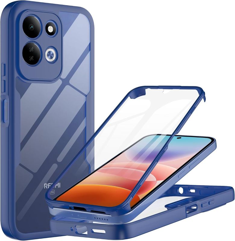 Husa pentru Xiaomi Redmi 17 4G / Redmi 17 5G + Folie - Techsuit ColorVerse 360 Series - Blue