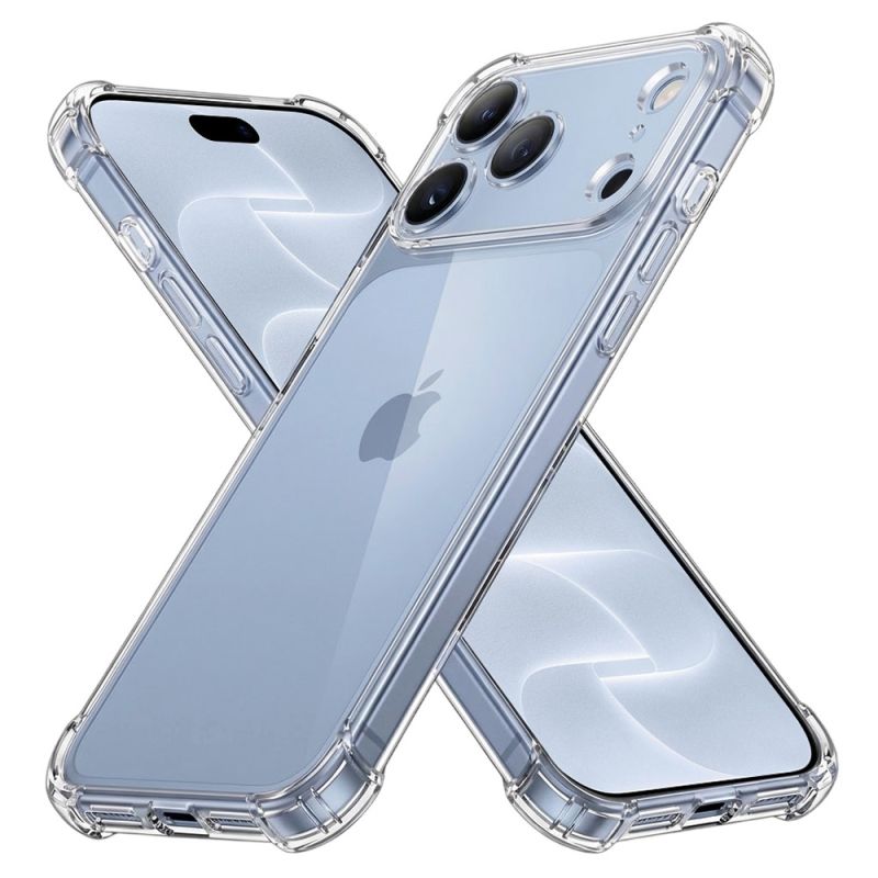 Husa pentru iPhone 18 Pro / iPhone 17 Pro - Techsuit Shockproof Clear Silicone - Clear