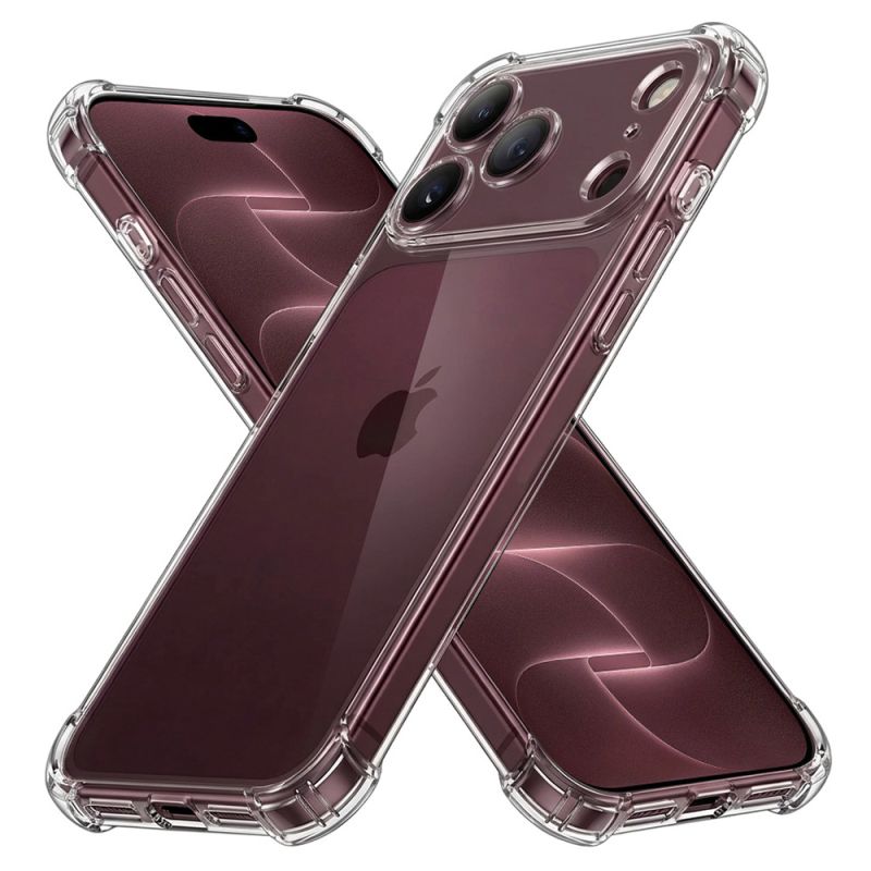 Husa pentru iPhone 18 Pro Max / iPhone 17 Pro Max - Techsuit Shockproof Clear Silicone - Clear