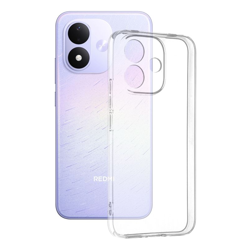 Husa pentru Xiaomi Redmi Note 17 4G / Redmi Note 17 5G - Techsuit Clear Silicone - Transparent