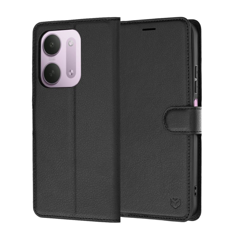 Husa pentru Xiaomi Redmi 17C 5G - Techsuit Leather Folio - Black