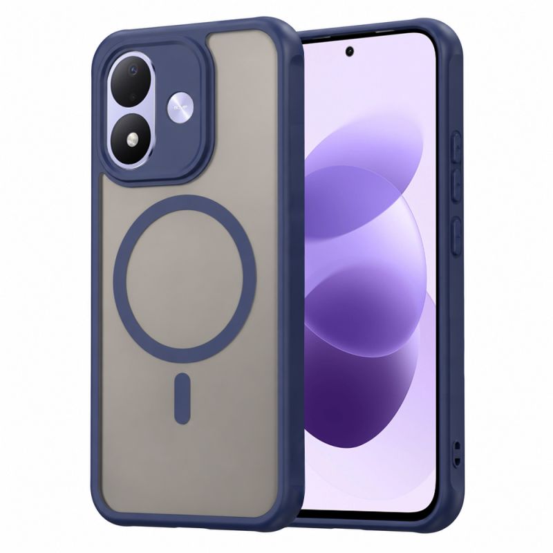 Husa pentru Xiaomi Redmi Note 17 4G / Redmi Note 17 5G - Techsuit HaloFrost II MagSafe - Navy Blue