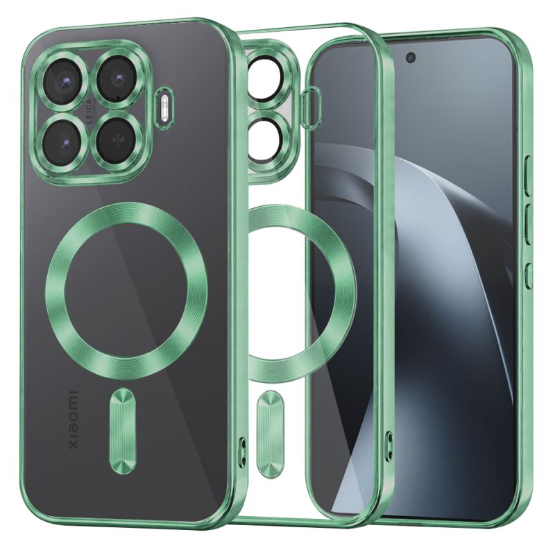 Husa pentru Xiaomi 17T Pro - Techsuit Luxury Crystal MagSafe - Light Green
