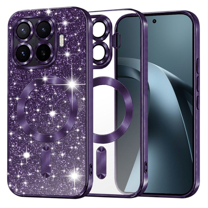Husa pentru Xiaomi 17T Pro - Techsuit Luxury Glitter MagSafe - Deep Purple