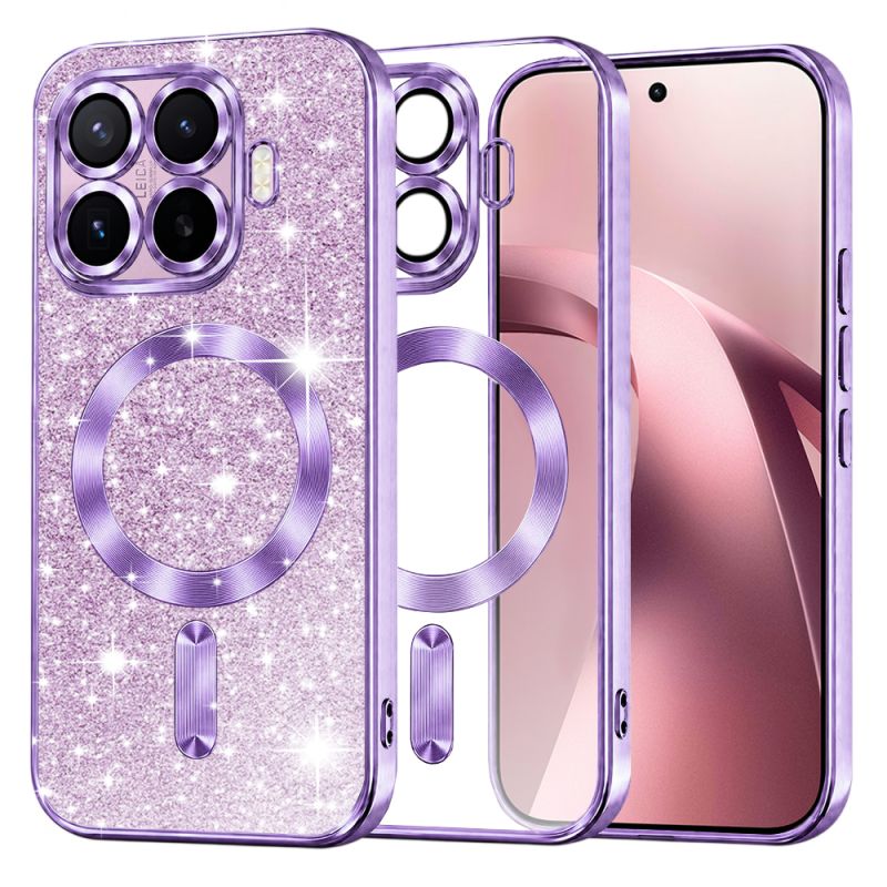 Husa pentru Xiaomi 17T - Techsuit Luxury Glitter MagSafe - Light Purple