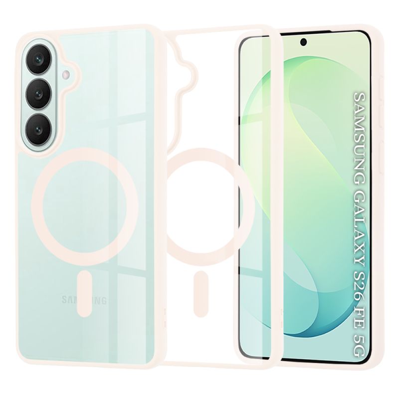 Husa pentru Samsung Galaxy S26 FE - Techsuit MagSafe Pro - Nude Pink