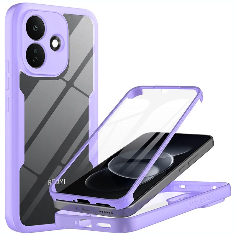 Husa pentru Xiaomi Redmi Note 17 Pro 5G + Folie - Techsuit ColorVerse 360 Series - Purple