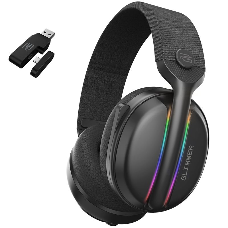 Casti cu Microfon pentru Gaming, RGB, 900mAh - Proove Glimmer (WHGL00022001) - Black