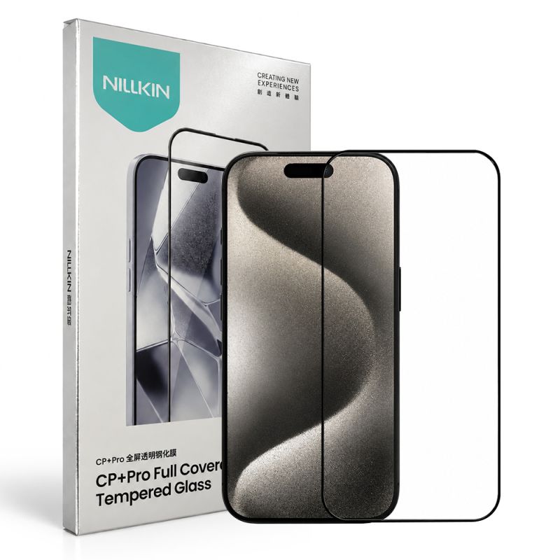 Folie pentru iPhone 15 Pro Max - Nillkin CP+PRO Anti-Explosion - Black