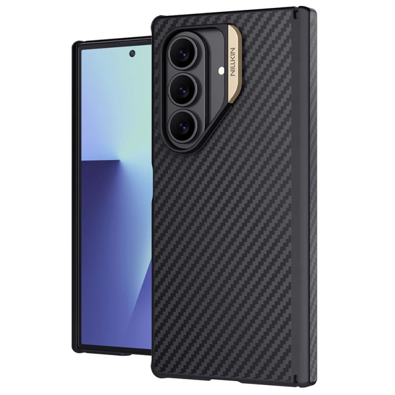Husa pentru Samsung Galaxy Z Fold7 - Nillkin Synthetic Fiber Pro Magnetic - Golden