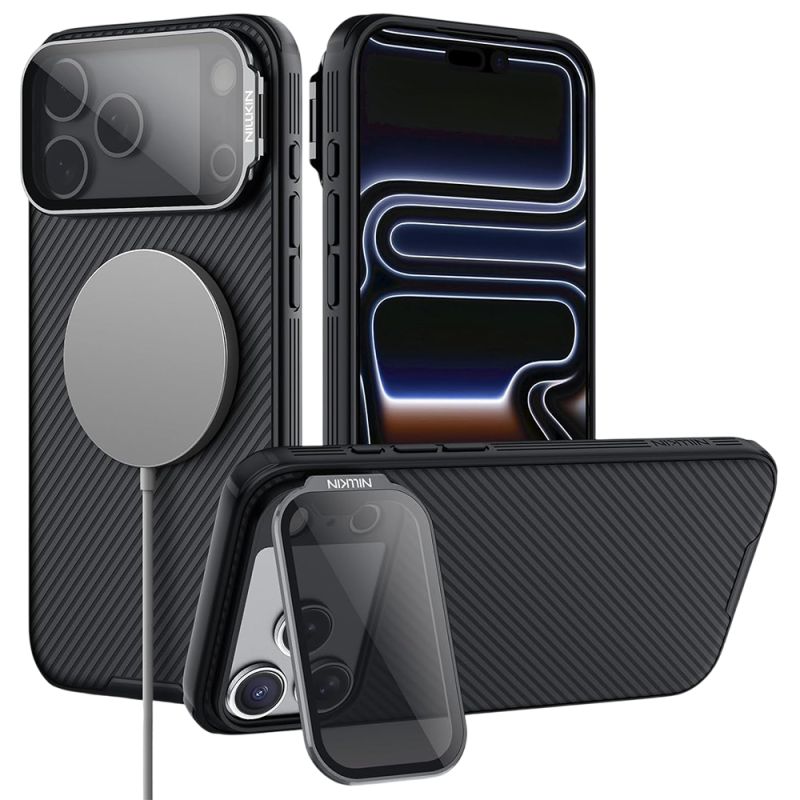 Husa pentru iPhone 18 Pro / iPhone 17 Pro - Nillkin CamShield Prop Magnetic - Black