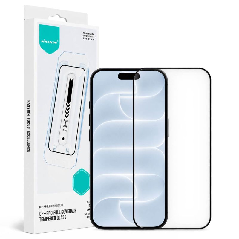 Folie pentru iPhone 18 Pro / iPhone 17 Pro - Nillkin CP+PRO Anti-Explosion cu Aplicator - Black