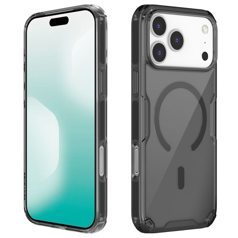 Husa pentru iPhone 18 Pro / iPhone 17 Pro - Nillkin Nature TPU Pro MagSafe - Transparent Black