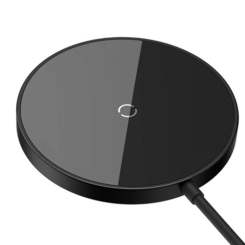 Incarcator Wireless Magnetic, 15W, 2A, 115-205 kHz - Baseus (CCJJ040001) - Black