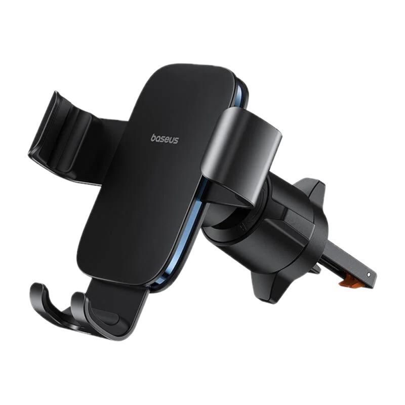 Suport pentru Masina, Grila de Ventilatie, Rotatie 360°, 4.7 - 6.7" - Baseus Metal Age 3 Gravity (C40467600111-01) - Black