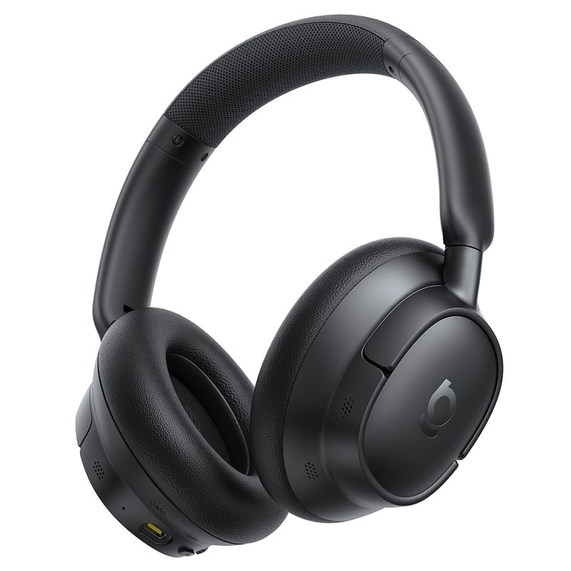 Casti Over-Ear, ANC, BT6.0, SuperBass 2.0 - Baseus Bass BH1 NC (A0203703) - Black