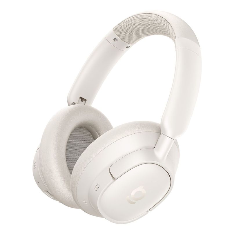Casti Over-Ear, ANC, BT6.0, SuperBass 2.0 - Baseus Bass BH1 NC (A0203702) - White