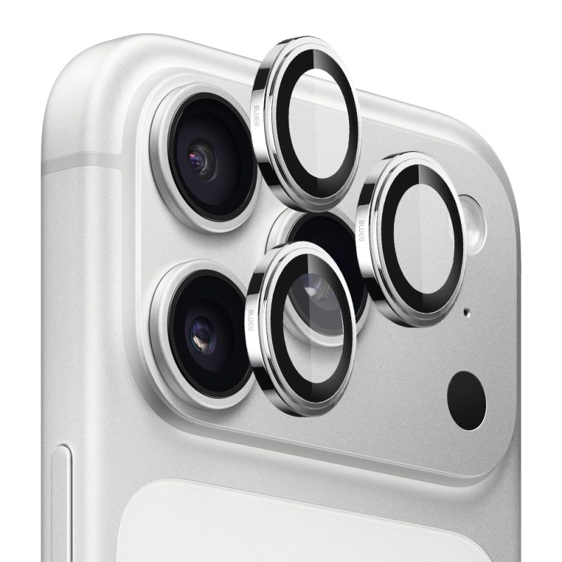 Folie pentru iPhone 18 Pro / iPhone 18 Pro Max - Blueo Sapphire Crystal Original Lens Protector - Silver