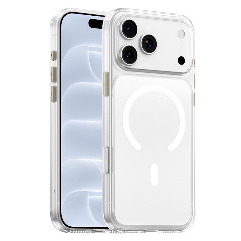 Husa pentru iPhone 18 Pro / iPhone 17 Pro - Blueo Crystal+ Anti-Drop MagSafe - Clear