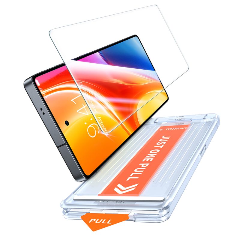 Folie pentru Samsung Galaxy S25 Plus - Torras GlassGo Install Master - Clear