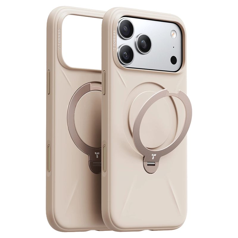 Husa pentru iPhone 17 Pro Max - Torras QPRO Silicone Series - Dessert Gold