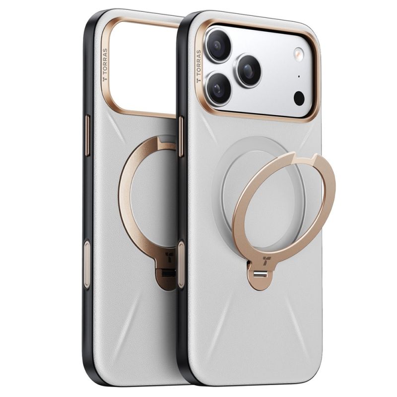 Husa pentru iPhone 17 Pro - Torras QPRO Leather Series - Grey