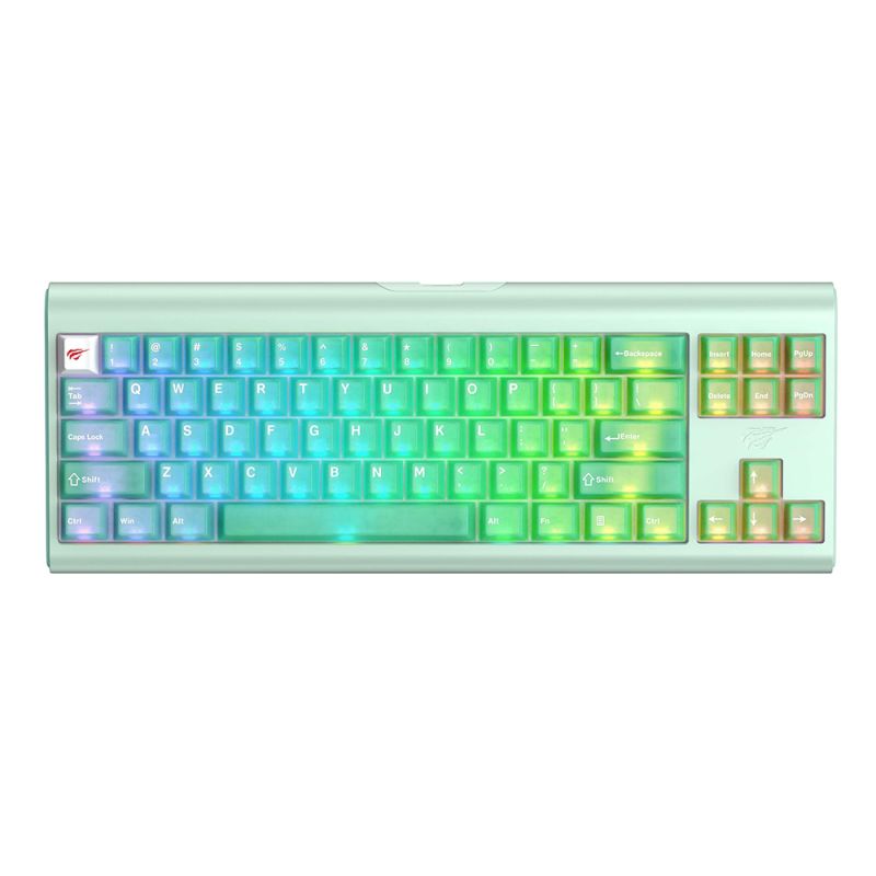 Tastatura cu Lumini RGB 1.2m, 350mA pentru Gaming - Havit (KB896L) - Green