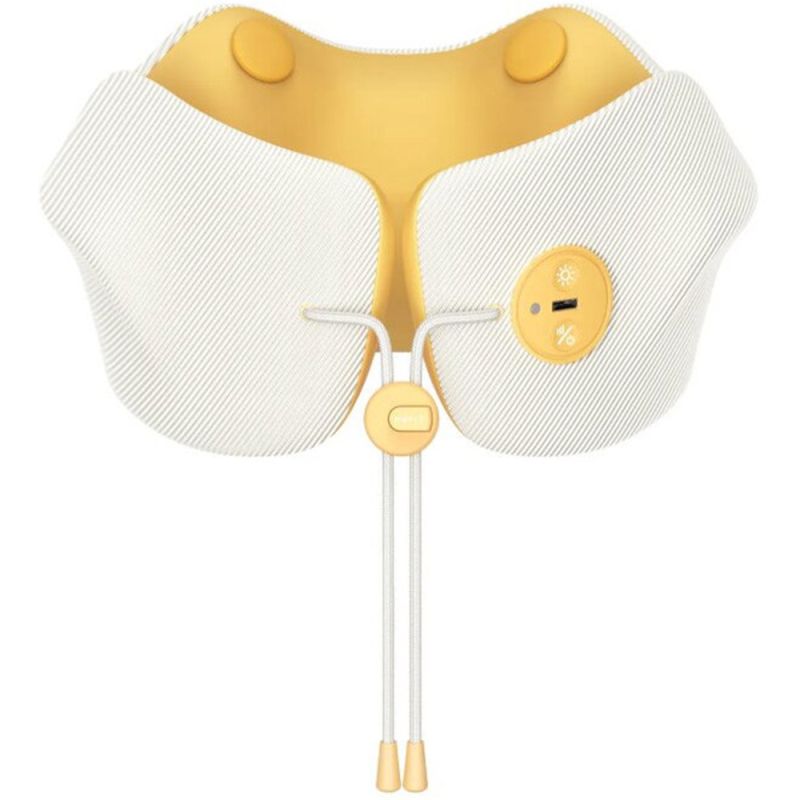 Aparat cu Incalzire pentru Masajul Gatului, Spuma cu Memorie, 2200mAh - Havit - Smart Life (NM1702) - Yellow