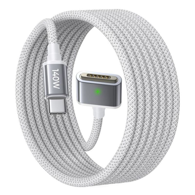 Cablu USB-C la MagSafe 3, 140W, 2m - Lisen (YL0123070001) - Silver