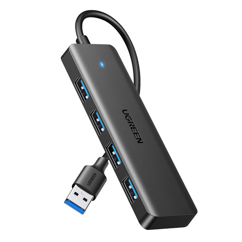 Hub Multifunctional, 4x USB3.0, 0.15m - Ugreen CM219 (25851) - Black
